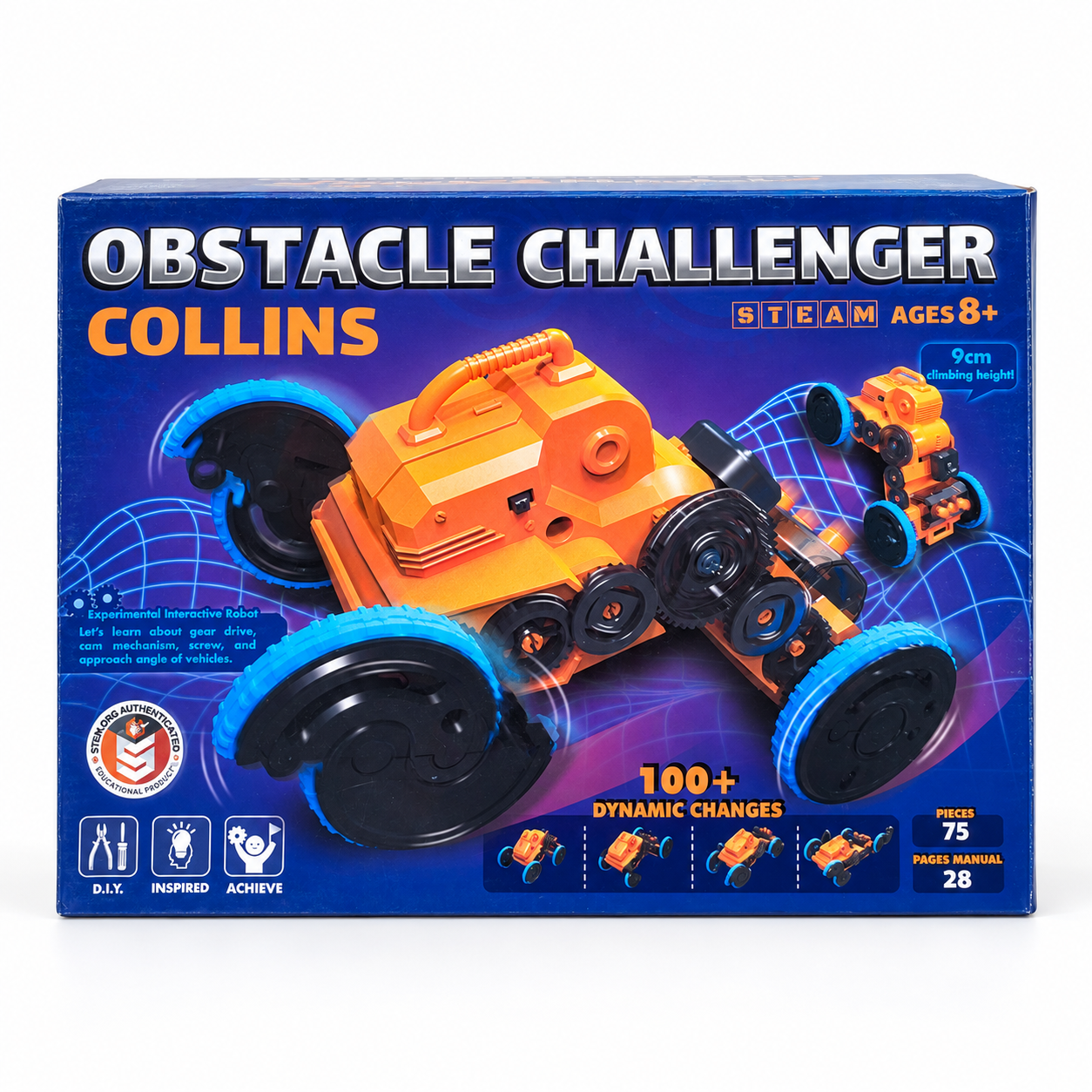 Collins — caja, imagen de estudio creada con IA